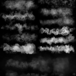 国外高端蒸气烟雾特效笔刷,你值得拥有