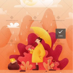 PS顶级手绘童书风格插画笔刷，彩铅/纹理/粉尘