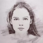 PS图片转手绘素描画，效果太逼真完全看不出是PS