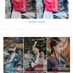 汉服古风复古唯美人像摄影调色滤镜LR预设 PS ACR预设