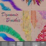 PS人像手绘笔刷套装，皮肤/眼睛/嘴唇/头发