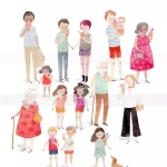 最新款PS水彩淡彩插画笔刷，小清新/水彩边缘/晕染