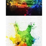 PS人像转彩墨艺术绘画特效插件，大神手把手教你