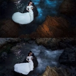 22款裙摆飘纱PS案例教程/hdr修图/抠图，从学习到实操