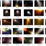 70款镜头光斑素材，筑造浪漫气氛