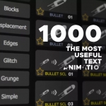 1000组创意文字动画预设AE插件 让你的文字动画特效与众不同！