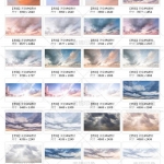 PS后期天空白云朵特效合成素材