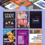 欧美创意排版海报