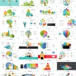 350页PPT数据统计图表分析素材