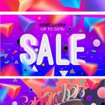 蒸汽波风格设计素材，加强版来袭！！