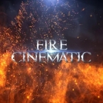 Premiere预设-震撼火焰燃烧火星粒子背景文字标题开场影视片头