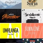 英文字体丢失，替换成中文不好看？我来帮你