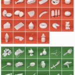 厉害了C4D大神单体模型来袭，一键拖拽使用
