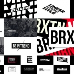 FCPX插件-25种摇滚逐帧卡顿风格文字大标题排版设计动画 The Blades Titles