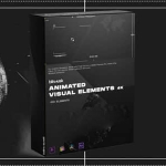 4K视频素材-100个未来数字科技感HUD视觉动画元素