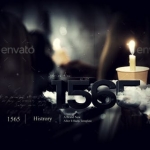 AE模板-复古历史军事纪录时间发展历程大事件展示