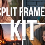 达芬奇模板-18组动态画面分屏预设 Split Screens Kit for DaVinci Resolve