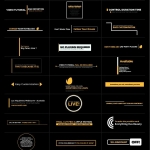 520个FCPX彩色背景图形数据字幕标题动画,让人眼花缭乱~