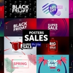 AE/PR模板-商城定价打折销售宣传海报动画