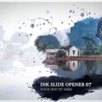 AE/PR模板-中国风水墨遮罩图文宣传开场片头