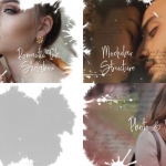 FCPX插件-10组中国风水墨晕散遮罩图文展示介绍动画