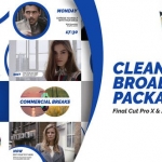 FCPX插件-48种时尚圆形风格图形设计电视广播频道栏目包装动画