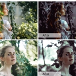 电影人像暗紫色调LR预设