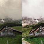 格林德瓦旅拍风光人像哑光低对比胶片Lightroom预设和移动LR预设