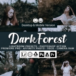 黑暗森林情绪胶片人像Lightroom预设