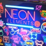 视频素材-100个霓虹灯特效视频素材