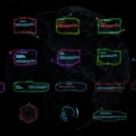 FCPX插件-20个未来科技HUD界面信息元素动画