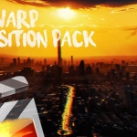 FCPX插件-6组画面时空变形扭曲转场动画