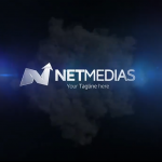 Premiere模板-快速LOGO翻转光晕特效视频片头模板