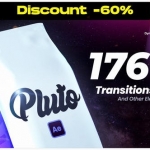 AE/PR模板-1760个摄像机缩放平移扭曲拉伸旋转图形切割故障转场和文字标题背景动画 Transitions and Titles