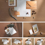 高端企业品牌VI样机14套