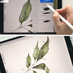 Procreate水彩质感笔刷套装