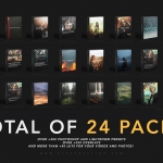 24套600个PS/LR调色预设视频叠加LUTS素材包