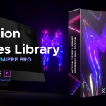 200种科技复古卡通赛博朋克电流霓虹发光酷炫文字标题动画