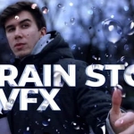 AE教程-控制下雨雨滴静止悬停特效制作