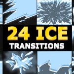 24个卡通凝固结冰转场过渡 Ice Transitions