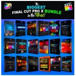 超级豪华包视觉特效转场发生器+视频素材音效LUTS调色预设