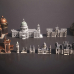 蒸汽朋克皇室贵族欧式颓废城市宏伟建筑城堡C4D模型