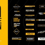 FCPX插件-30种现代简洁设计文字标题动画