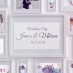 婚礼视频模板|PR婚纱照片电子相册模板