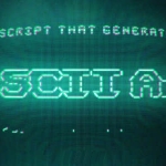 AE脚本-将文字图层变成复古编码特效 ASCII Generator V1.3