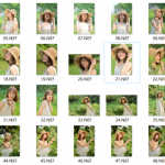 想练修图没有原片？日系少女田野写真原图来了！