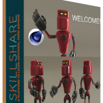 C4D教程-三维机器人Cinema 4D建模渲染视频教程