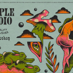 69个散点圆点斑点杂点弥散等点状PS笔刷