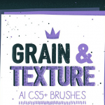 54个Adobe Illustrator 噪点纹理矢量笔刷