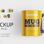 哑光杯子ps样机模型套装